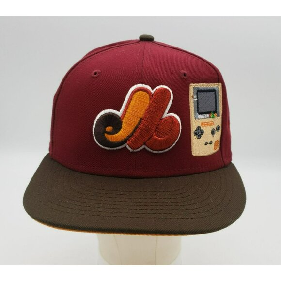 Lord FUBU 59Fifty Montreal Expos Cap EWDIL Fitted 7 1/4, Nintendo 25 yr, 3 of 5 - Picture 1 of 9